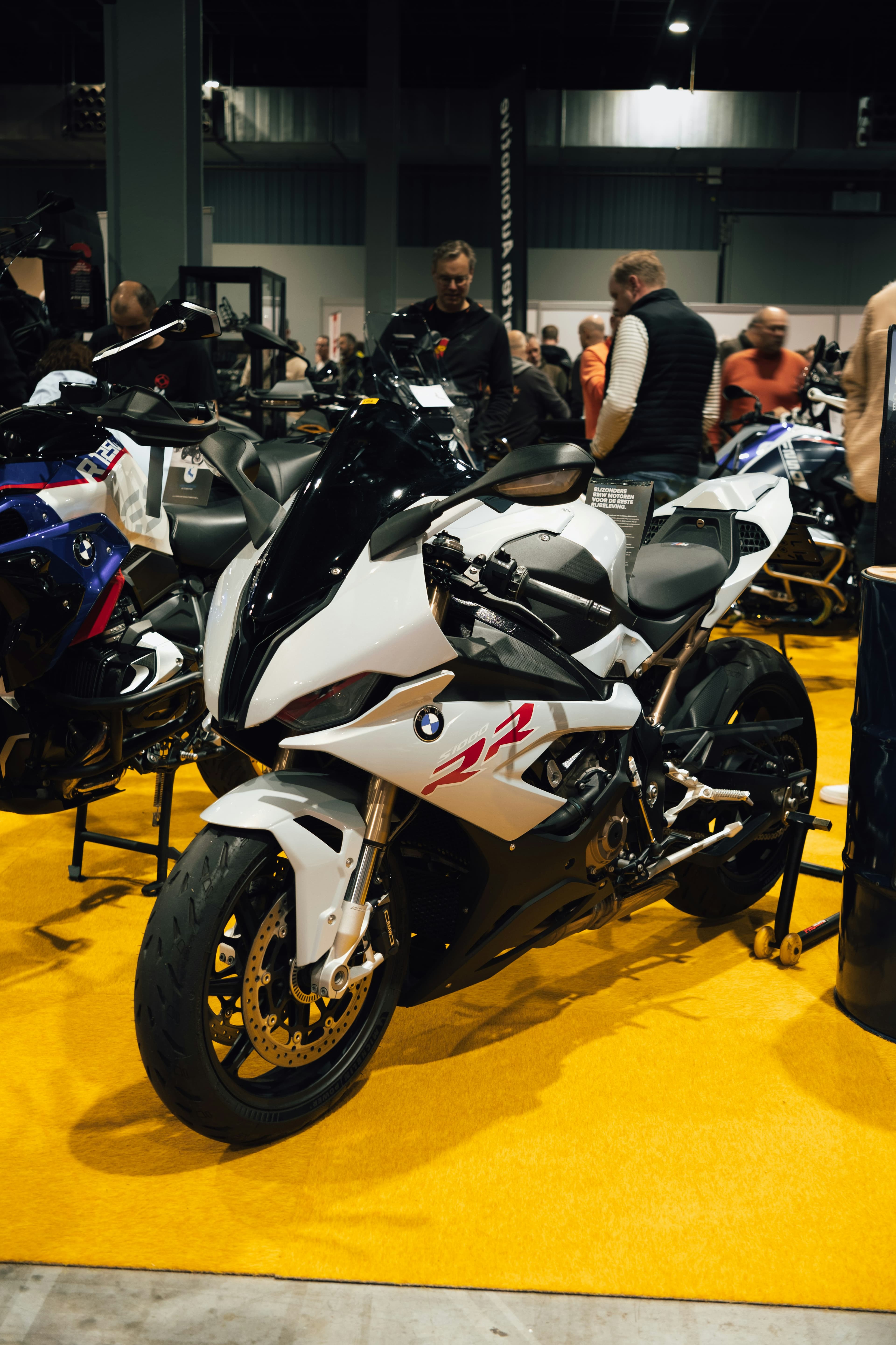 SalluBiker team at motorcycle expo